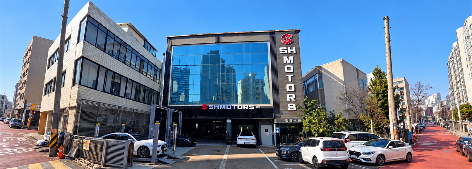 SH모터스 금천점 전경