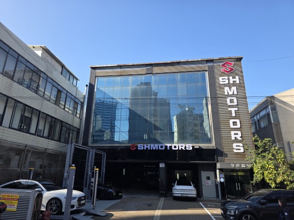 SH모터스 금천점 매장 외관